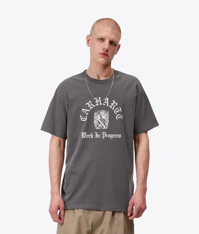 GARMENT DYED COAT OF ARMS T-SHIRT