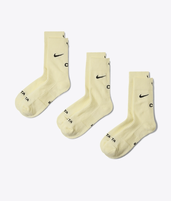 X NOCTA CREW SOCKS 3 PAIRS