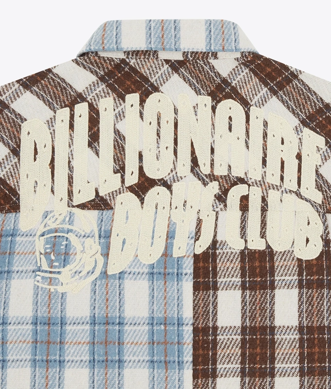 ARCH LOGO PATCHWORK CHECK SHIRT