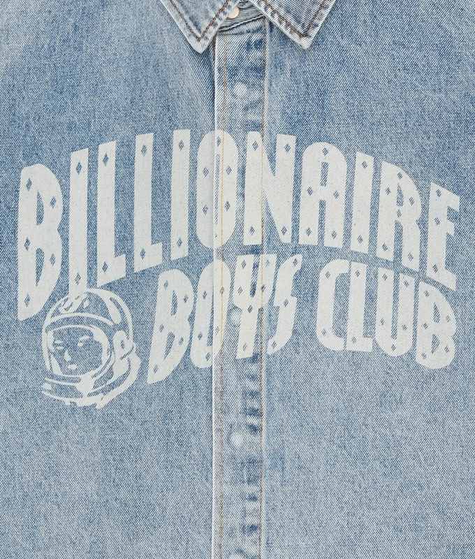 FADED ARCH LOGO DENIM SHIRT