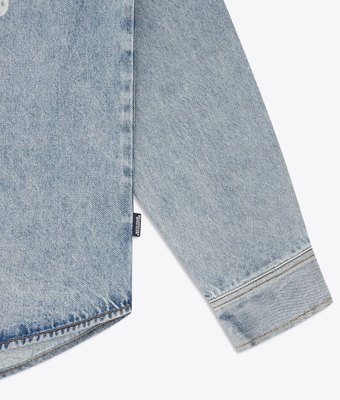 FADED ARCH LOGO DENIM SHIRT