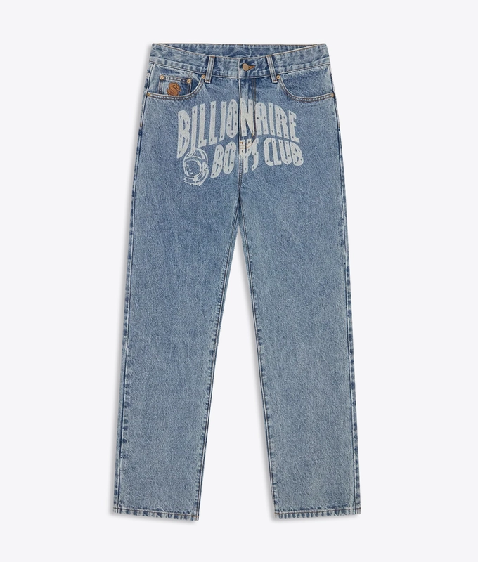 FADED ARCH LOGO DENIM PANT