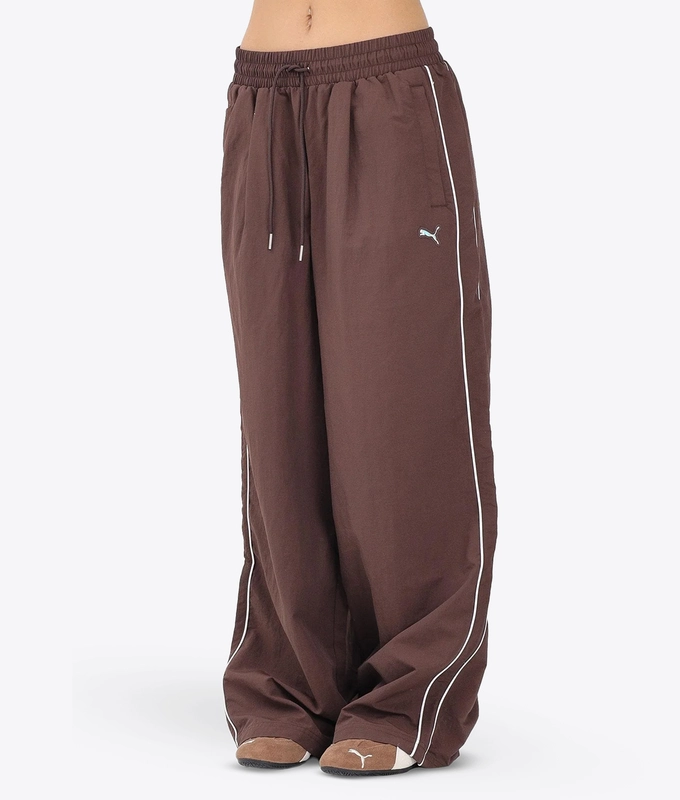 T7 PIPING RELAXED WOVEN TRACK PANTS OP