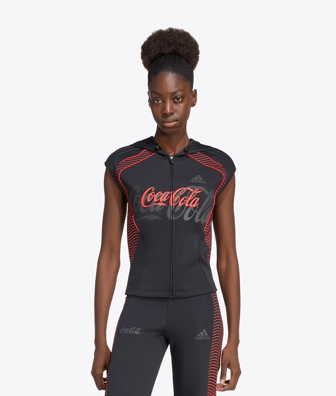 X COCA COLA HOODED TOP