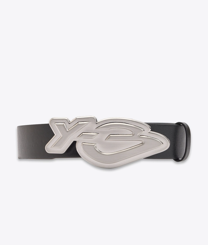 LEATHER GRAPHIC LOGO BELT