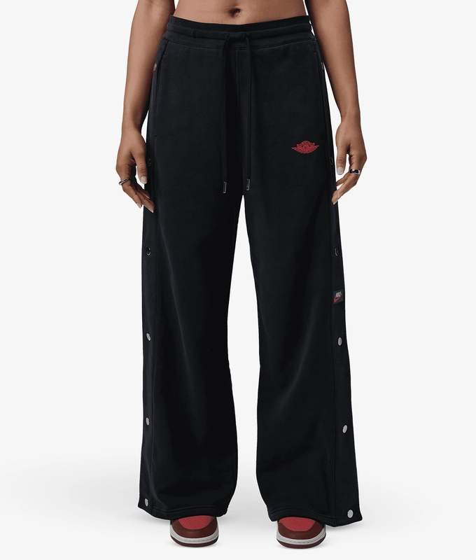 FLIGHT FLEECE FRENCH TERRY PRESS STUD PANT