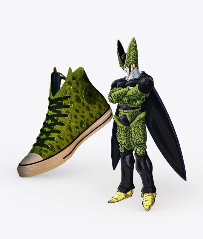 X DRAGON BALL Z CHUCK TAYLOR ALL STAR HIGH "CELL"