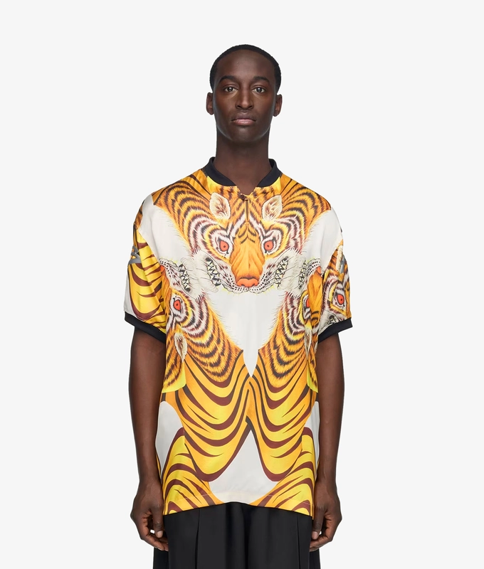 TIGER SATIN JERSEY