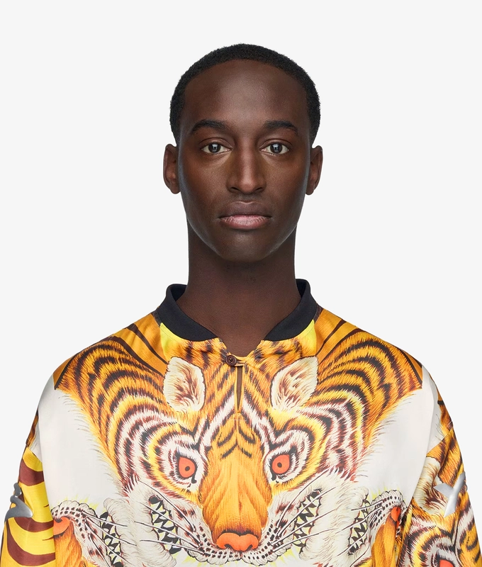 TIGER SATIN JERSEY