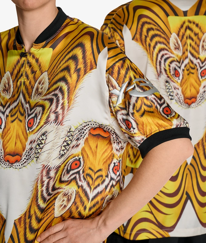 TIGER SATIN JERSEY