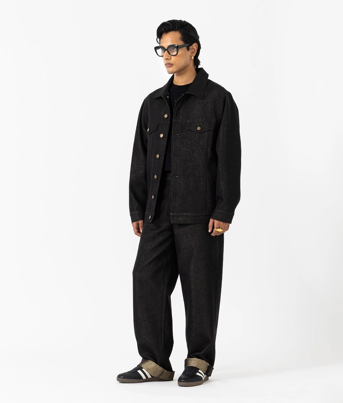 Straight Leg Denim Pants