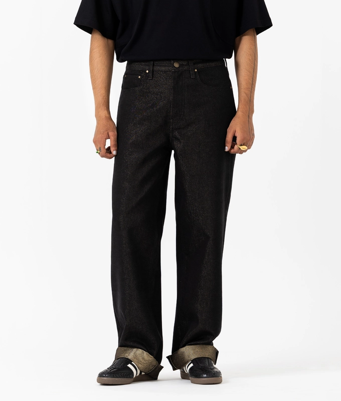 Straight Leg Denim Pants