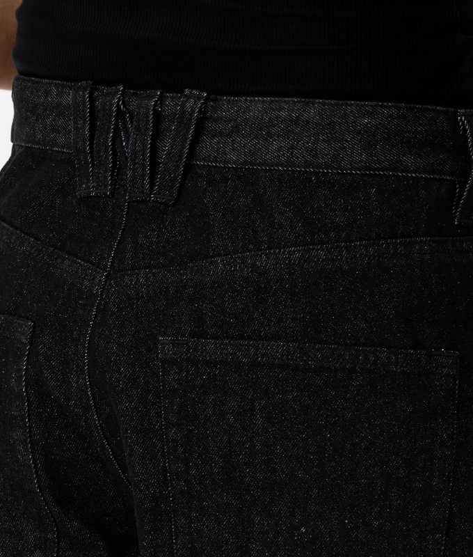 Barrel Leg Denim Pants