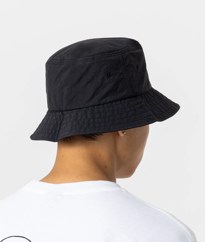 PEACHED NYLON BASIC BUCKET HAT