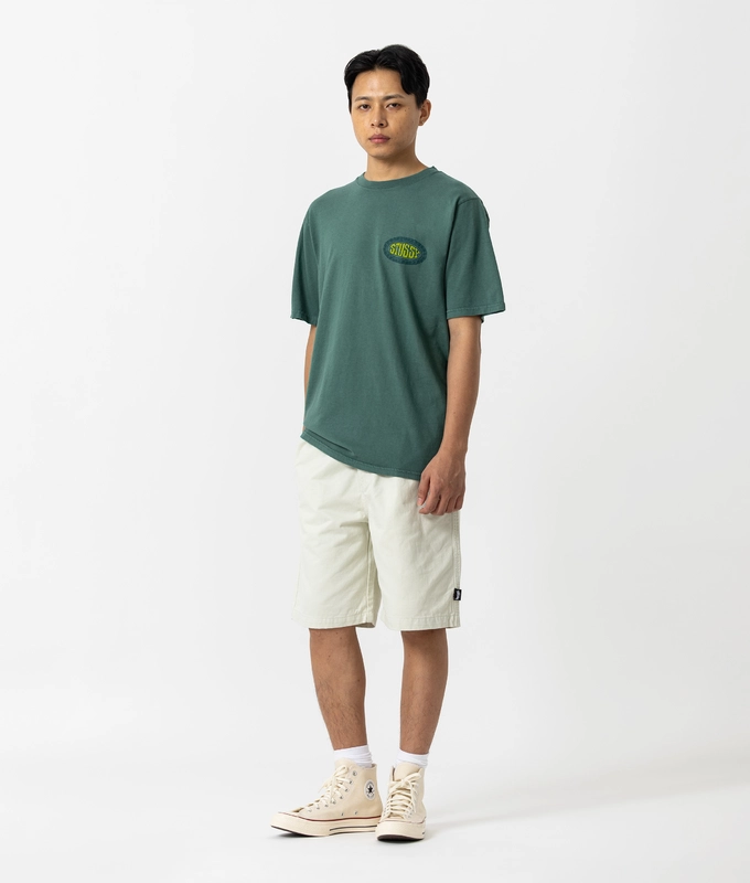 PIGMENT DYED TILE OVAL TEE