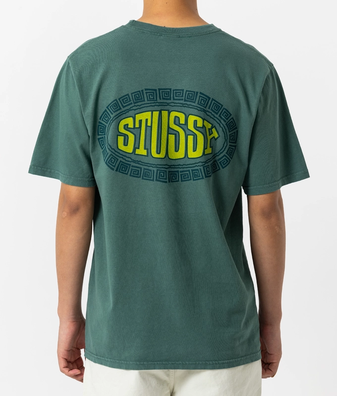 PIGMENT DYED TILE OVAL TEE