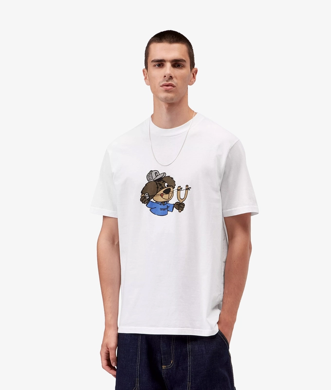 HEAVY ENZYME WASHED SLINGSHOT TSHIRT