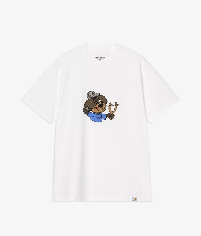 HEAVY ENZYME WASHED SLINGSHOT TSHIRT
