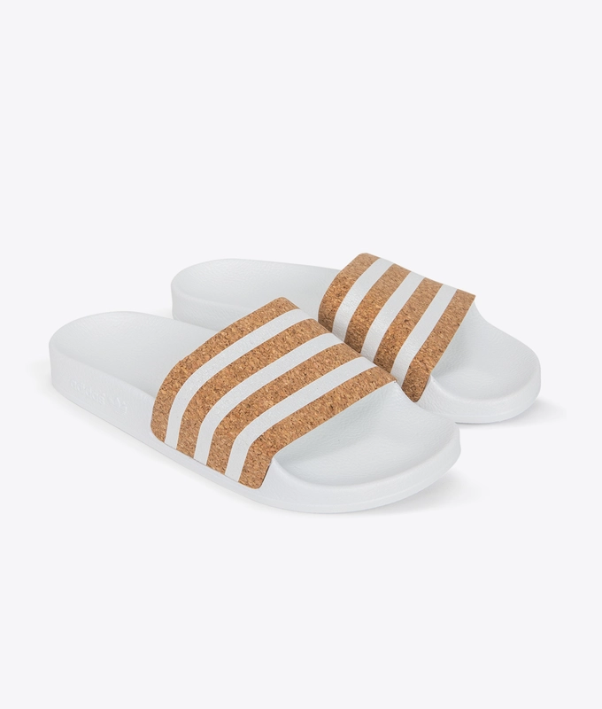 ADILETTE 'WHITE / COPPER'