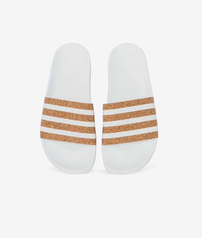 ADILETTE 'WHITE / COPPER'
