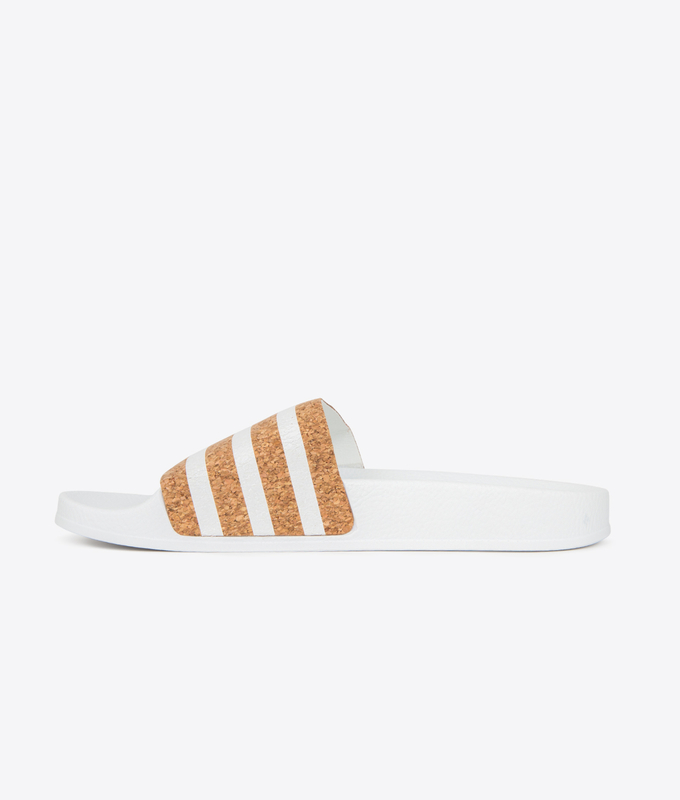 ADILETTE 'WHITE / COPPER'