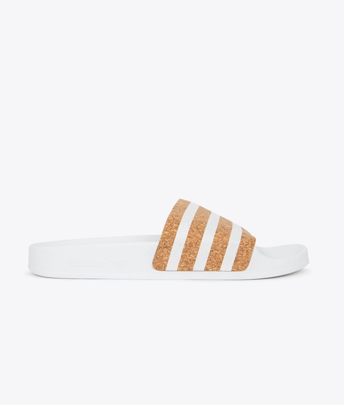 ADILETTE 'WHITE / COPPER'