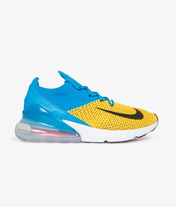AIR MAX 270 FLYKNIT 'LASER ORANGE/BLACK-BLUE ORBIT'