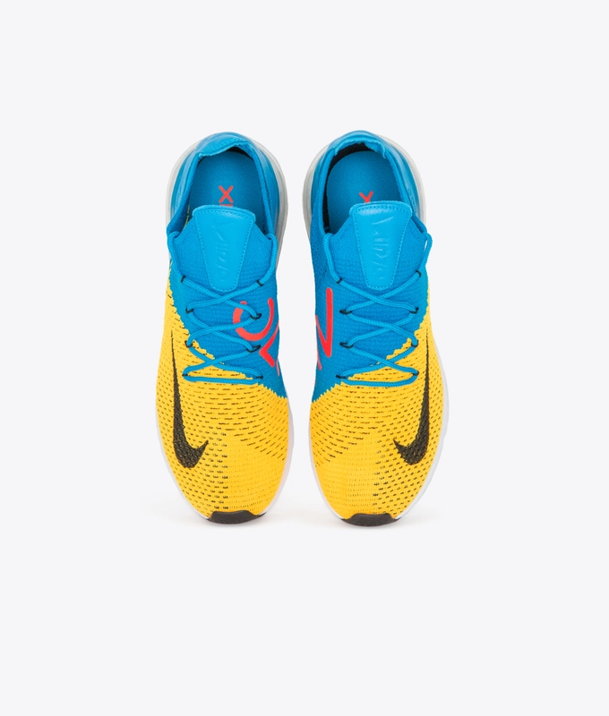 AIR MAX 270 FLYKNIT 'LASER ORANGE/BLACK-BLUE ORBIT'
