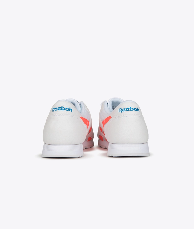 CLASSIC LEATHER NYLON M TXT 'WHITE/DIGITAL PINK'