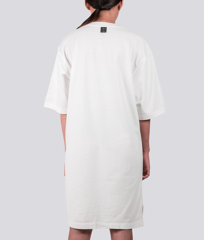 T-SHIRT DRESS 'WHITE'