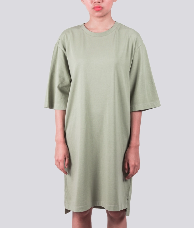 T-SHIRT DRESS 'Sage'