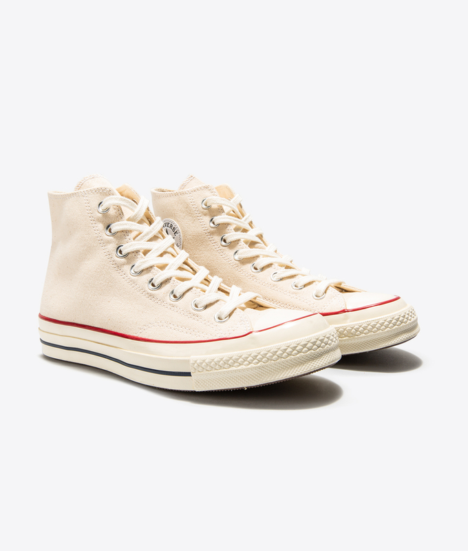 CHUCK 70 HIGH VINTAGE CANVAS 'PARCHMENT/GARNET-EGRET'