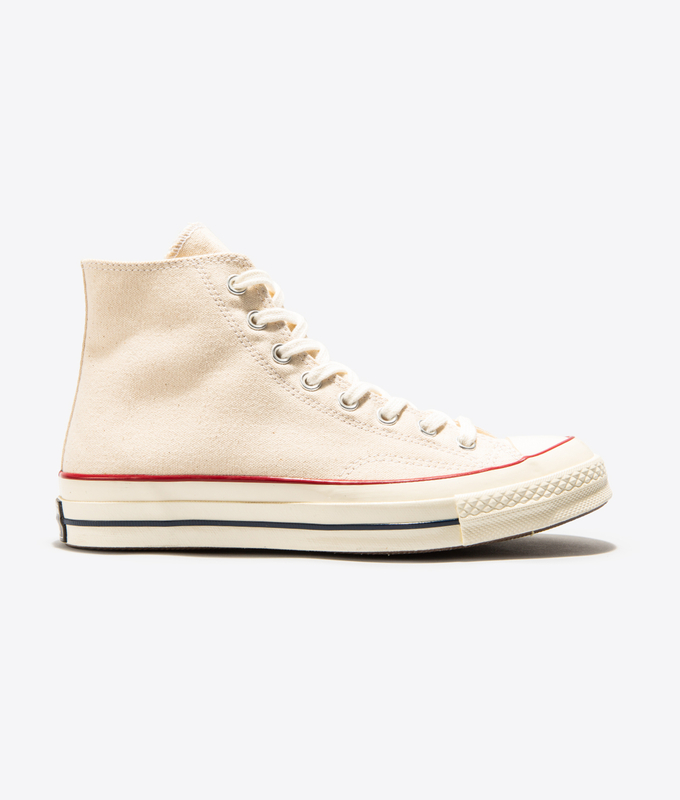 CHUCK 70 HIGH VINTAGE CANVAS 'PARCHMENT/GARNET-EGRET'