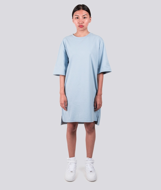 T-SHIRT DRESS 'Light Blue'