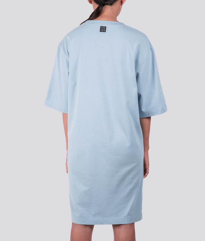 T-SHIRT DRESS 'Light Blue'