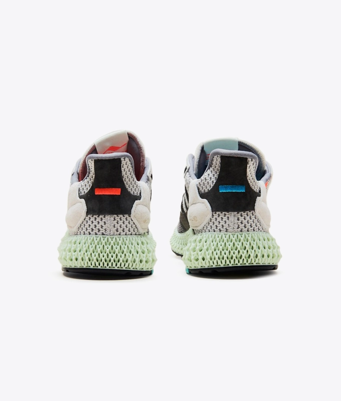 ZX 4000 4D 'GREY ONE / SOLAR RED / BRIGHT CYAN'
