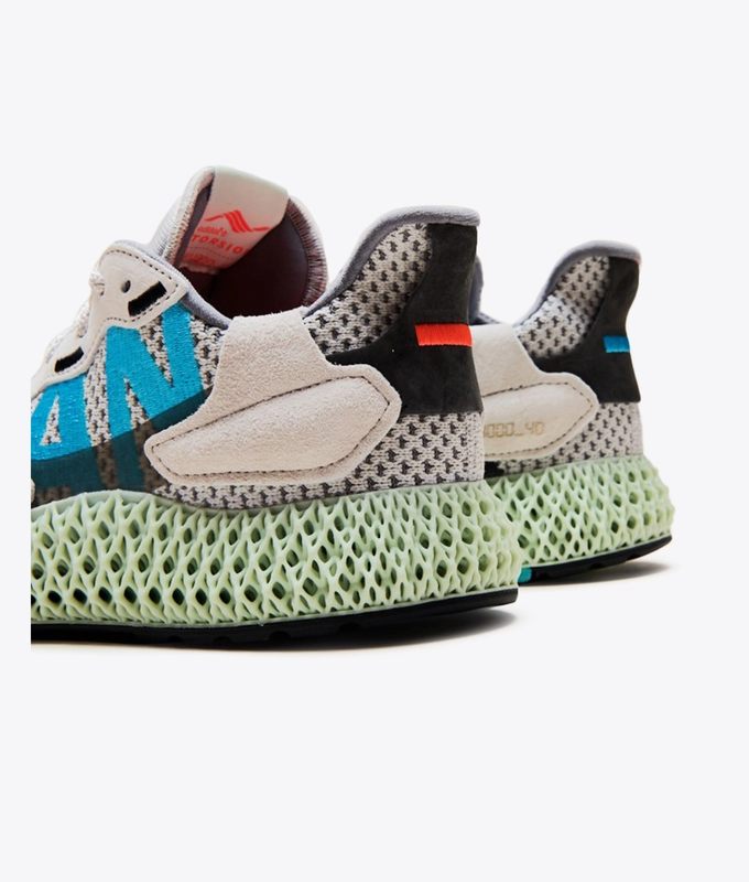 ZX 4000 4D 'GREY ONE / SOLAR RED / BRIGHT CYAN'
