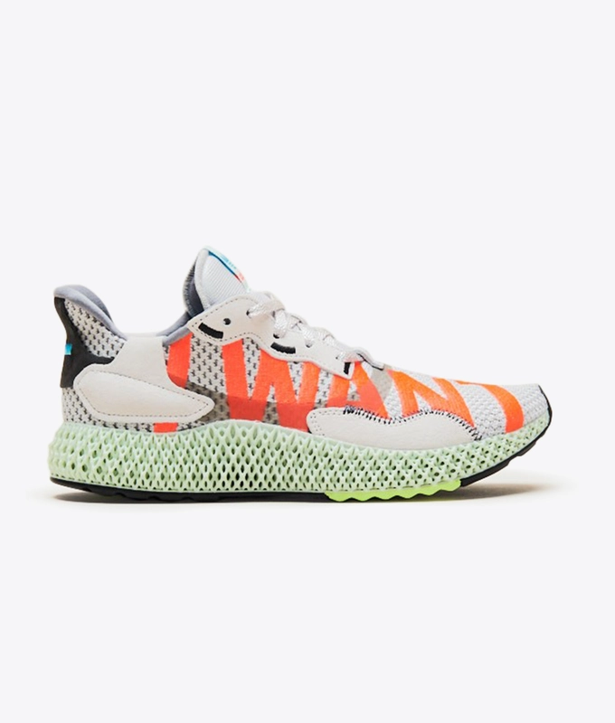 ZX 4000 4D 'GREY ONE / SOLAR RED / BRIGHT CYAN'