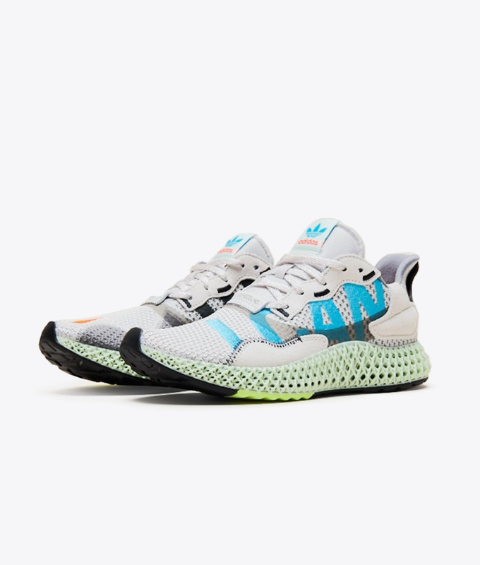ZX 4000 4D 'GREY ONE / SOLAR RED / BRIGHT CYAN'