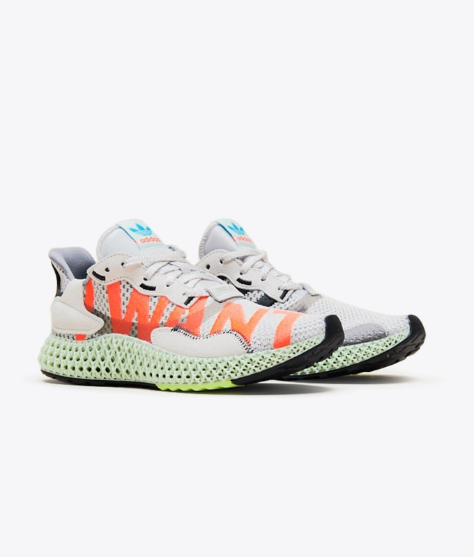 ZX 4000 4D 'GREY ONE / SOLAR RED / BRIGHT CYAN'