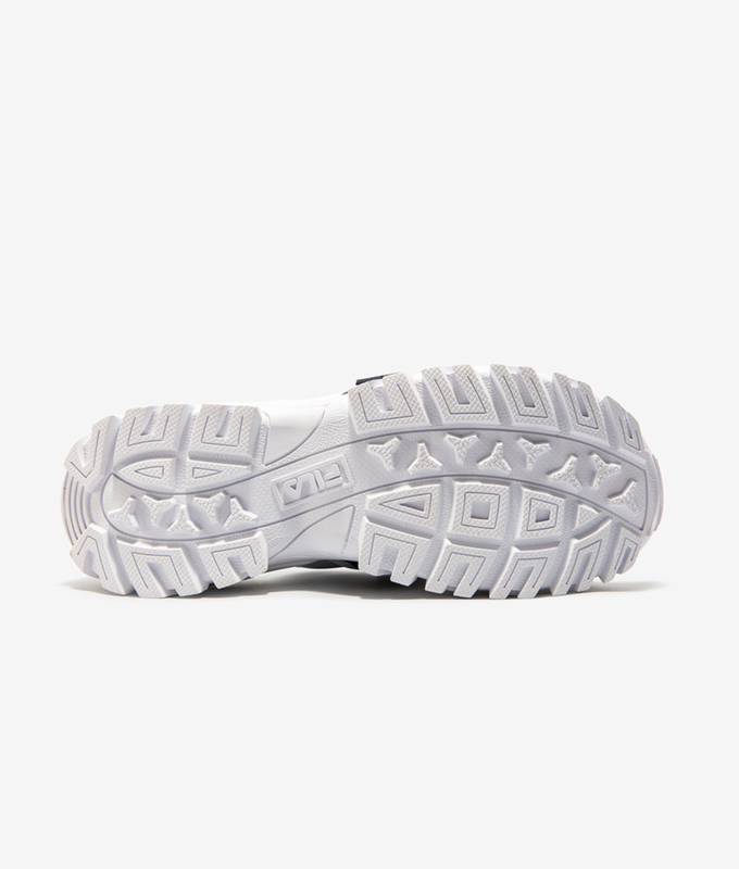 OUTDOOR SLIDE W 'WHT/FLA NVY'