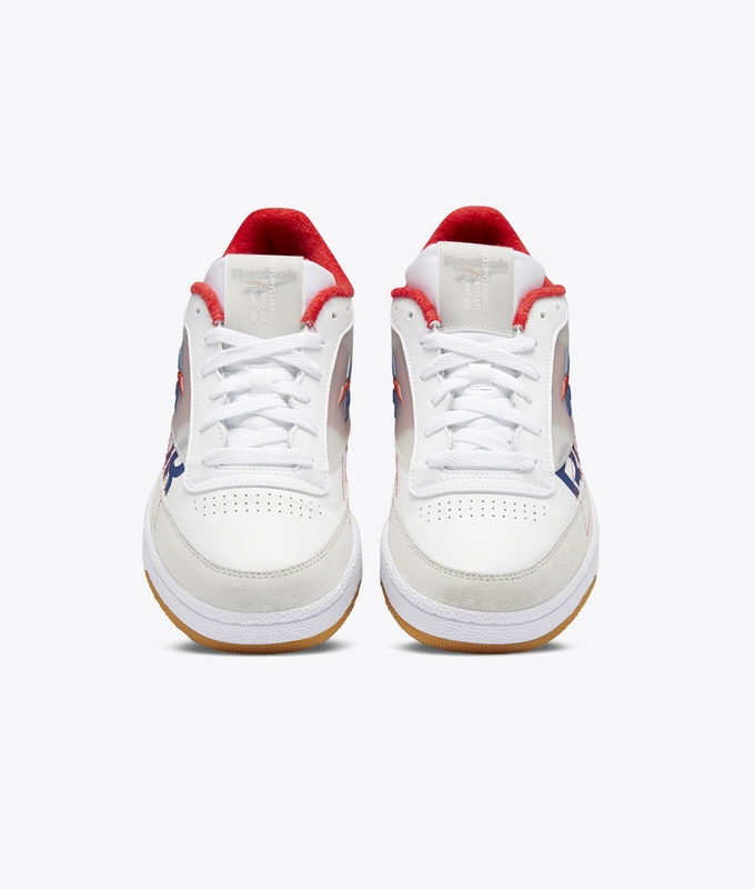 CLUB C 85 MU 'WHITE/VITBLU/PRIRED'
