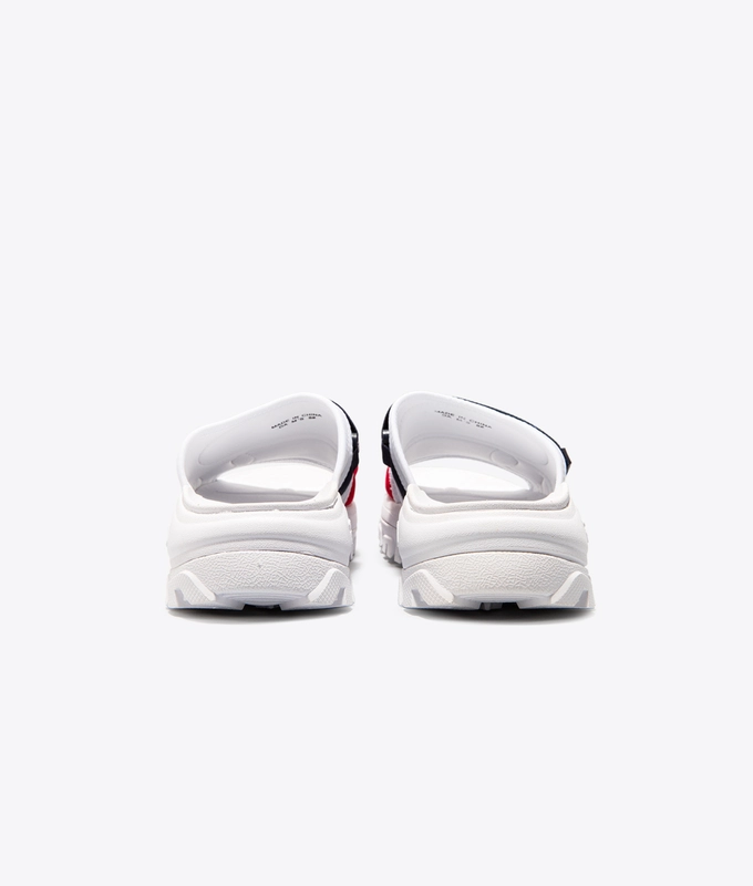 OUTDOOR SLIDE 'WHITE/FLA NVY'