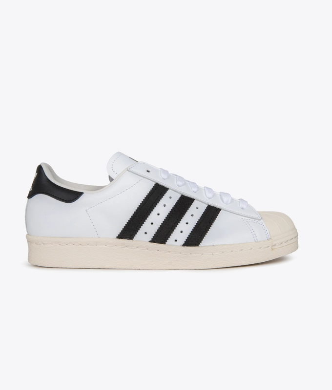 SUPERSTAR 80S 'WHITE/CORE BLACK/CHALK WHITE'