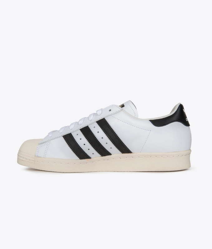 SUPERSTAR 80S 'WHITE/CORE BLACK/CHALK WHITE'