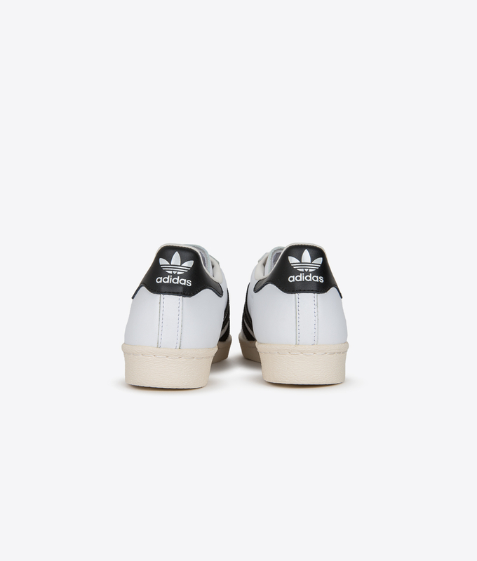 SUPERSTAR 80S 'WHITE/CORE BLACK/CHALK WHITE'