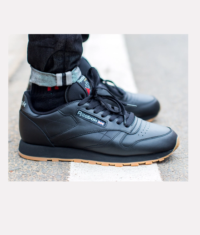 CL Leather 'Black/Gum'