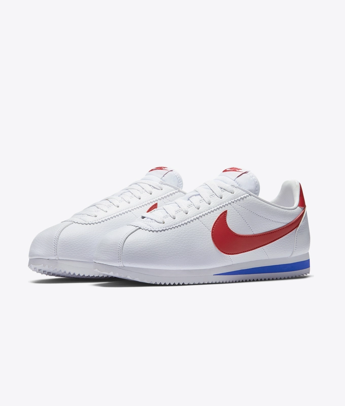 CLASSIC CORTEZ LEATHER 'WHITE VARSITY RED'