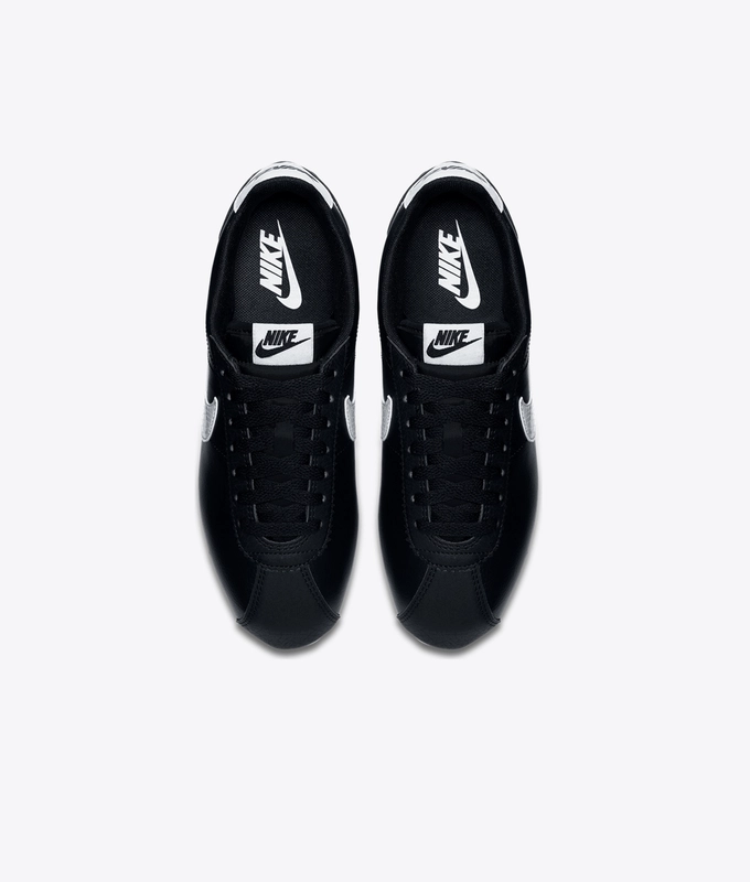 WMNS CLASSIC CORTEZ LEATHER 'BLACK WHITE'