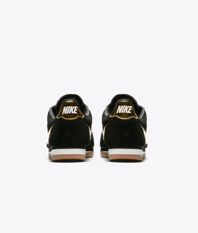 WMNS Classic Cortez SE 'BLACK/METALLIC GOLD'